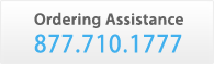 Ordering Assistance - 877.710.1777